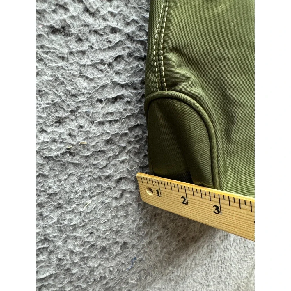 Dooney & Bourke Women's Nylon Brown Leather Strap‎ Hobo Shoulder Bag Army Green